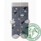Preview: Griffon Bunte Socken Space Bamboo farbe grau